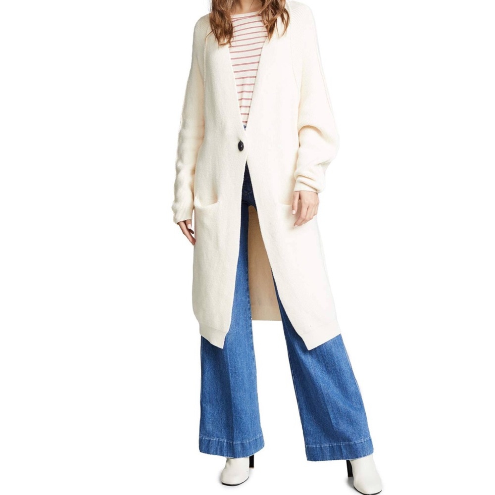 Free People Irreplaceable Cardigan in Ivory